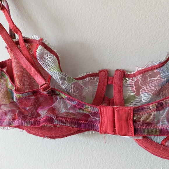 Calvin Klein multicolored lace floral bra - Picture 6 of 6